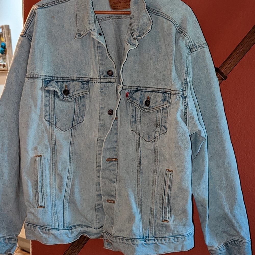 Men's Levi Jacket. Light blue xxL